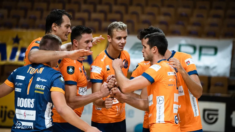 Fotografija: ACH Volley je z 2:0 izločil Hoče, njegov polfinalni nasprotnik je Calcit Volley. FOTO: ACH Volley/Facebook