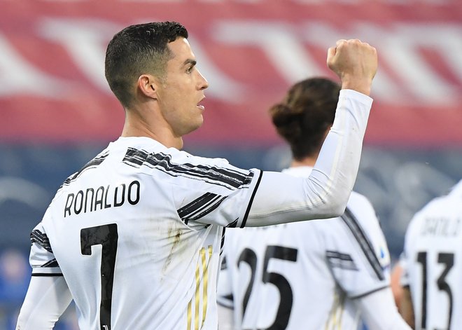 Cristiano Ronaldo v serie A želi osvojiti tudi prvi naslov najboljšega strelca. FOTO: Alberto Lingria/Reuters