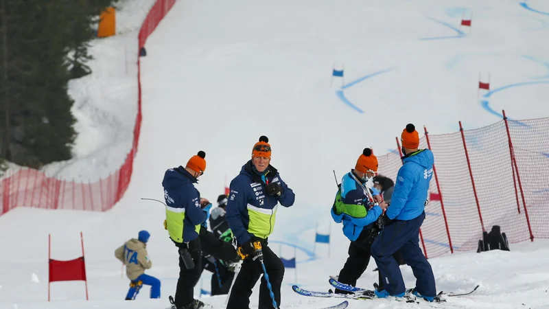 Klemen Bergant je bil ob vitranškem koncu tedna zadovoljen le z drugim Hadalinovim veleslalomskim nastopom. Foto Matej Družnik/Delo