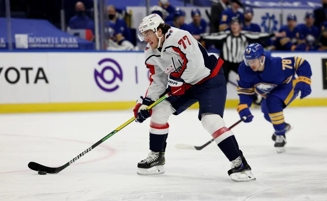 Aleksander Ovečkin je z zadnjim golom na tekmi ujel šestouvrščenega Phila Esposita. FOTO: Timothy T. Ludwig/ Usa Today Sports