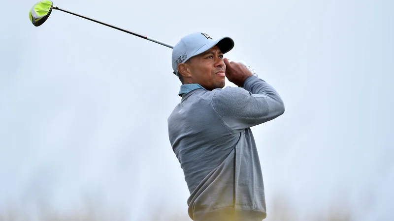 Fotografija: Tiger Woods je bil 23. februarja udeležen v hudo prometno nesrečo. FOTO: Ben Stansall/AFP 