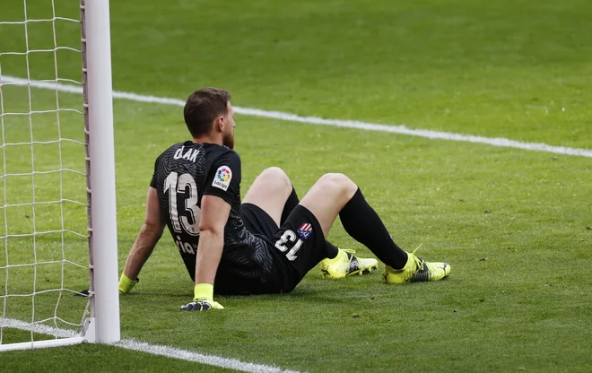 Jan Oblak je ostal brez četrtfinala. FOTO: Susana Vera/Reuters