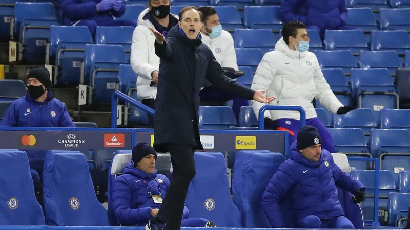 Fotografija: Thomas Tuchel odlično vodi Chelsea, s katerim se favoriti v ligi prvakov najbrž ne želijo pomeriti v četrtfinalu. FOTO: David Klein/Reuters