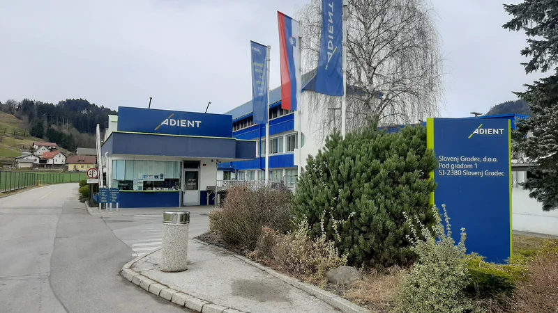 Fotografija: Podrobnosti o včerajšnji novici o zaprtju tovarne bodo znane ob 14. uri, ko je pred Adientom sklicana novinarska konferenca sindikata v podjetju. FOTO: Mateja Kotnik/Delo