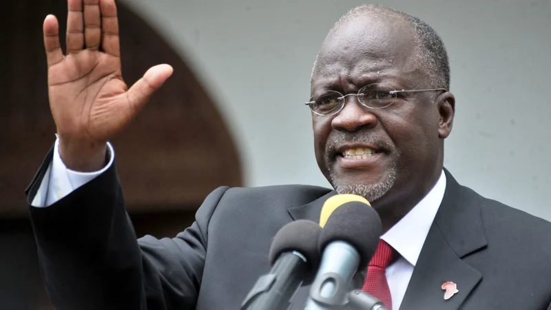 Fotografija: Tanzanijski predsednik John Pombe Magufuli. FOTO: Reuters