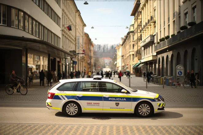 Kamere na policijskih vozilih, ki so del sistema za prepoznavo tablic, niso v uporabi. FOTO: Jure Eržen/Delo