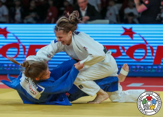 Anja Štangar se je zmagovito vrnila na tekmovanja. FOTO: IJF