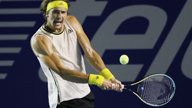 Fotografija: Alexander Zverev bo tudi med udarnimi kandidati za zmago v Miamiju. FOTO: Carlos Perez-Gallardo/Reuters