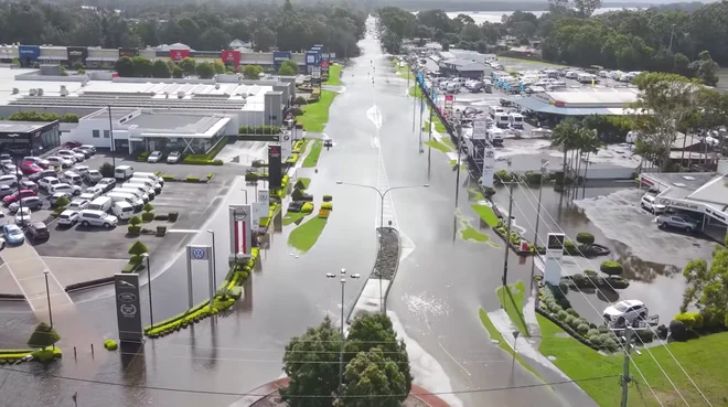 Poplava v kraju Port Macquarie (Novi Južni Wales). FOTO: Alex Mcnaught via Reuters