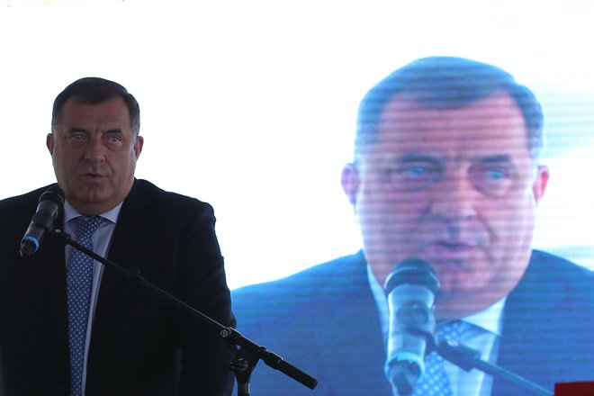 Prvak Zveze neodvisnih socialdemokratov (SNSD)<strong> </strong>Milorad Dodik je proti članstvu BiH v Natu. Foto: Tomi Lombar