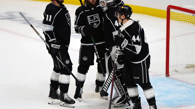 Fotografija: Anže Kopitar je z 29 asistencami na četrtem mestu najboljših podajalcev lige. FOTO: Gary A. Vasquez/Usa Today Sports