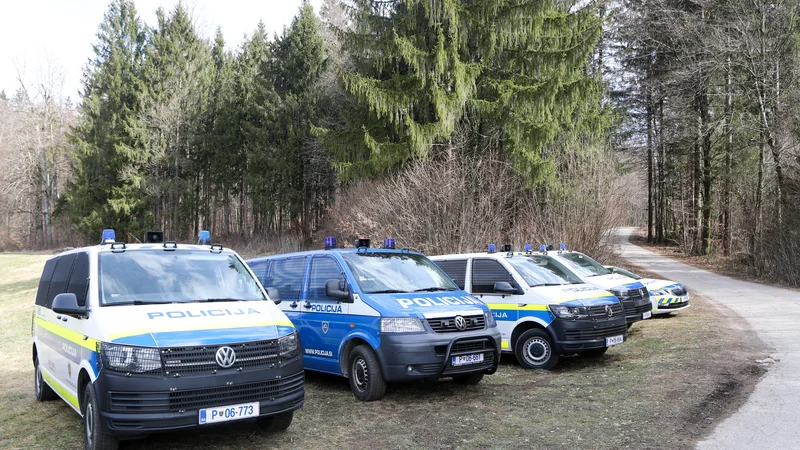 Dostop do gozda, v katerem je živel pokojnik, je bil včeraj še vedno onemogočen. FOTO: Marko Feist/Slovenske novice