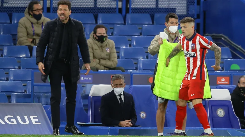 Fotografija: Diego Simeone po mnenju Primoža Glihe opravlja odlično delo na klopi Atletica. FOTO: David Klein/Reuters