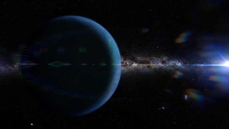Fotografija: Usklajeno gibanje teles v Kuiperjevem pasu bi lahko bilo posledica gravitacijskega privlaka še neodkritega masivnega telesa. Foto Shutterstock