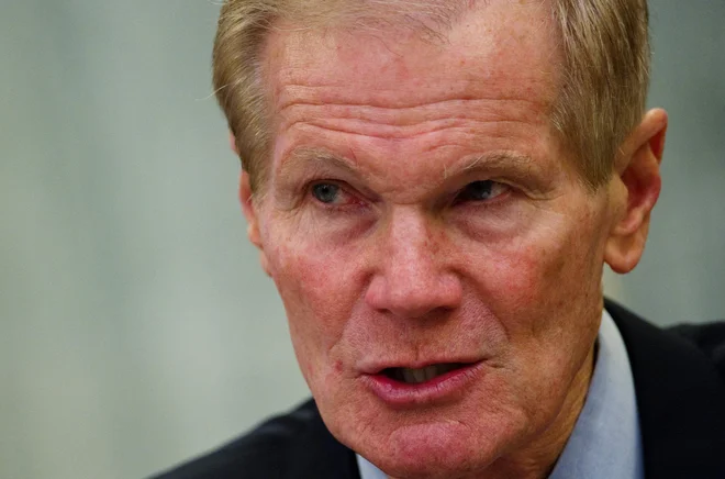 Bill Nelson je najverjetnejši novi prvi mož Nase. FOTO: AFP