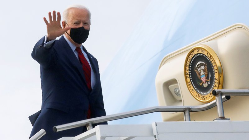 Fotografija: Predsednik ZDA Joe Biden. FOTO: Leah Millis/Reuters