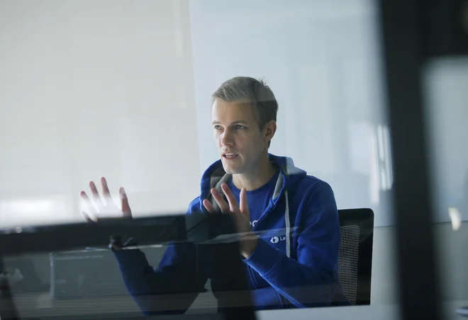 Andre Christ: LeanIX ima po svetu več kot 400 strank, od tehnoloških podjetij, kot je Dropbox, do Adidasa, Volkswagna, DHL in Santanderja. Vidimo, da bodo ta podjetja potrebovala tehnologijo, ki jo nudi Cleanshelf. FOTO Jože Suhadolnik/Delo