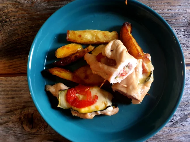 Poletov recept: Piščančji zvitki. FOTO: Tanja Drinovec