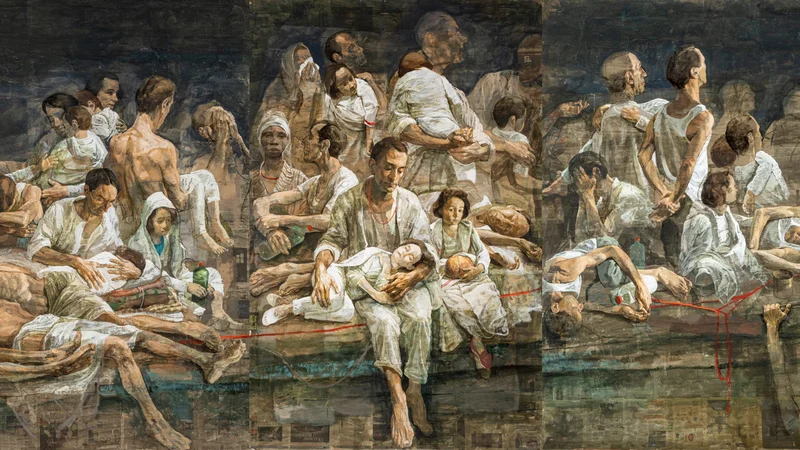 Safet Zec: <em>Ladja z begunci</em> FOTO: Francesco Allegretto
