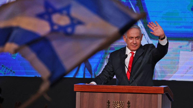 Fotografija: Desna konservativna stranka Likud premiera Benjamina Netanjahuja je zmagovalka parlamentarnih volitev v Izrelu. FOTO: Emmanuel Dunand/AFP