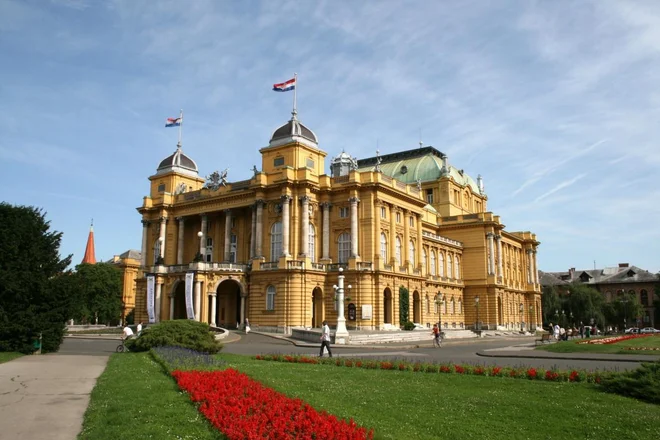 Vsa gledališča in kultura nasploh so bila na Hrvaškem zaprta lani od sredine marca do sredine maja; od takrat ob upoštevanju ukrepov za preprečitev širjenja virusa deluje vsa profesionalna kultura.&nbsp;FOTO: Wikipedija