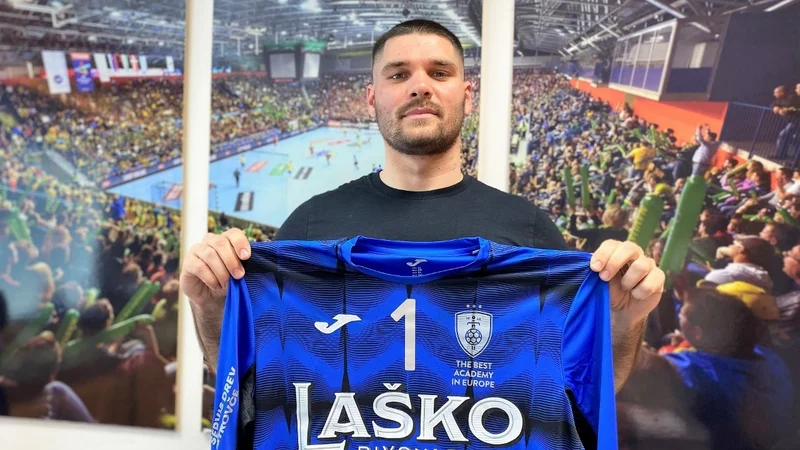 Fotografija: Vratar Nejbojša Bojić je s Celjani podpisal dveletno pogodbo. FOTO: RK Celje Pivovarna Laško