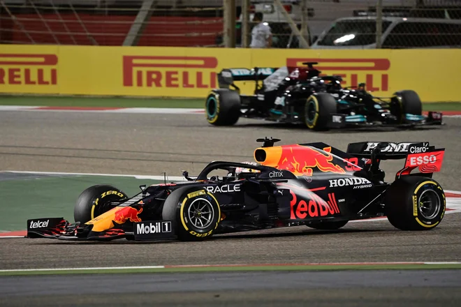 Max Verstappen ni mogel ugnati prvaka. FOTO: Andrej Isakovic/AFP