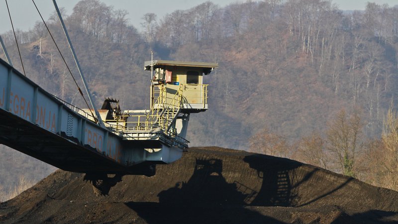 Fotografija: Zadnji kup trboveljskega premoga so izkopali in poslali v termoelektrarno Trbovlje decembra 2013. FOTO: Jože Suhadolnik/Delo