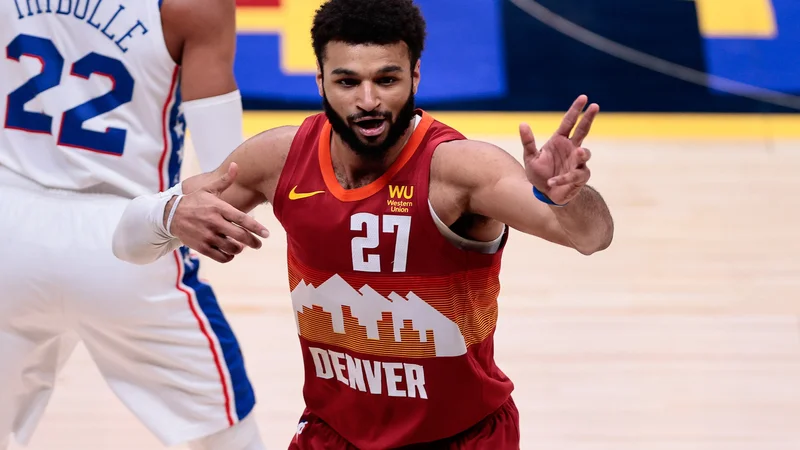 Fotografija: Prvi strelec tekme v Denverju je bil Jamal Murray s 30 točkami. FOTO: Isaiah J. Downing/Usa Today Sports