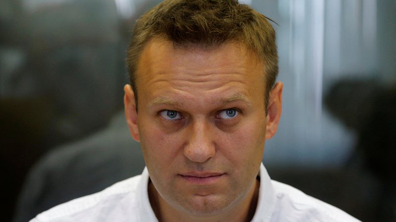 Fotografija: Navalni bo zaprt nekaj več kot dve leti in pol. FOTO: Maxim Shemetov/Reuters