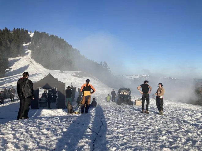 Krvavec je odigral vlogo nevarne in zahrbtne ameriške gore Washington. Foto osebni arhiv