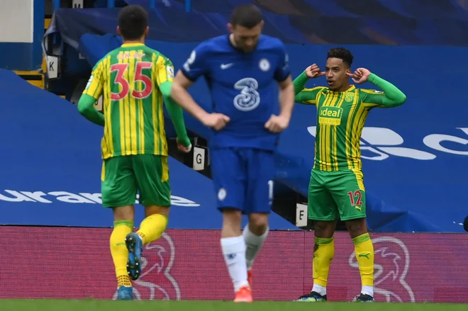 Brazilec Matheus Pereira (desno) je pokopal Chelsea na Stamford Bridgeu. FOTO: Mike Hewitt/AFP