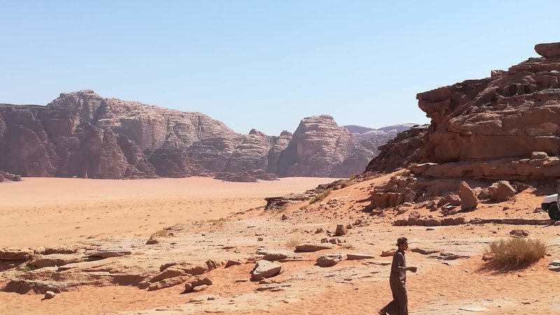 Fotografija: Wadi rum, puščava v Jordaniji, kjer je spet napeto. FOTO: Osebni Arhiv