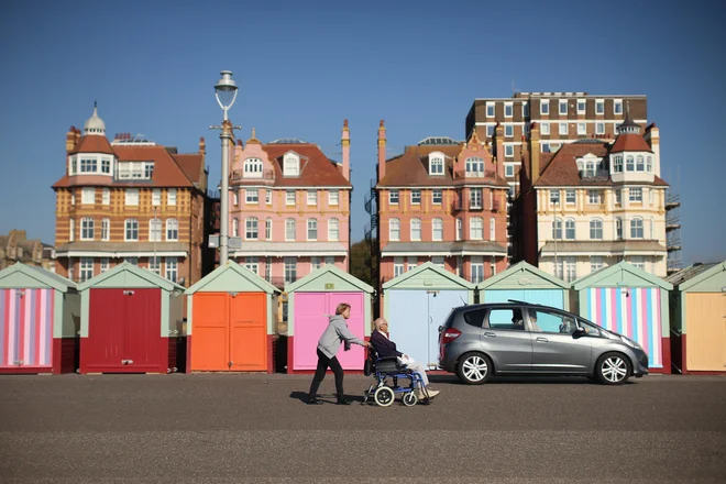 Motiv z mesta Brighton. FOTO: Jure Eržen/Delo