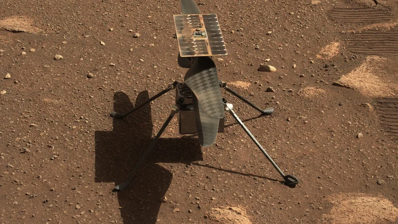Fotografija: Helikopter Ingenuity FOTO: NASA/JPL-Caltech/ASU/AFP