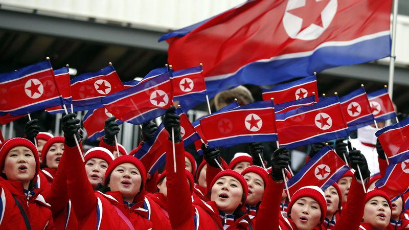 Fotografija: Bodo Severni Koreji, ki je odpovedala sodelovanje v Tokiu, sledile druge države? FOTO: Matej Družnik/Delo