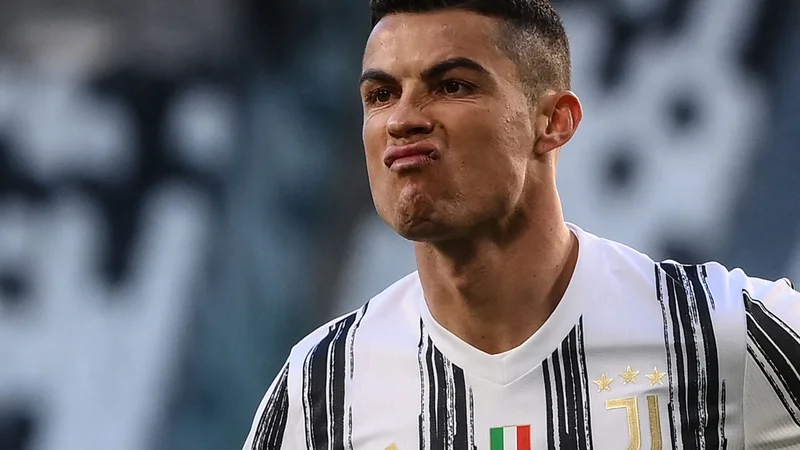 Fotografija: Cristiano Ronaldo je bil spet med strelci. FOTO: Marco Bertorello/AFP