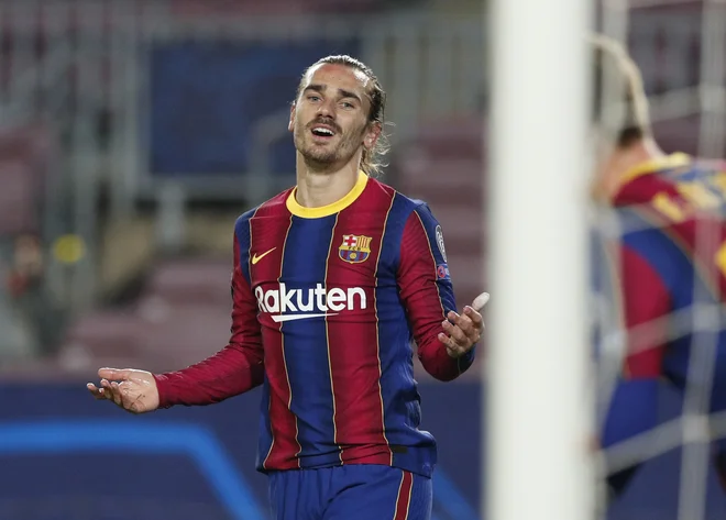 Antoine Griezmann je pri 30 že oče treh otrok. FOTO: Albert Gea/ Reuters