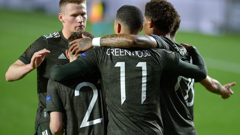 Fotografija: Manchester United je opravil veliko delo v Španiji. FOTO: Cristina Quicler/AFP