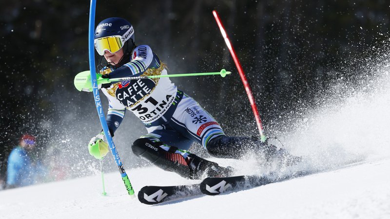 Fotografija: Zlepa ne bo pozabila slaloma na svetovnem prvenstvu, kjer se je s 5. mestom močno približala stopničkam. FOTO: Denis Balibouse/Reuters