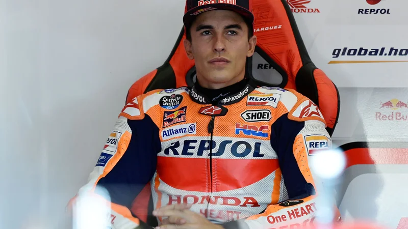 Fotografija: Marc Marquez se vrača na steze. FOTO: Javier Soriano/AFP