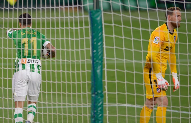 Jan Oblak se je moral zadovoljiti s točko. FOTO: Cristina Quicler/AFP