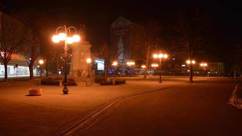 Fotografija: Mesto Zaječar pred prenovo javne razsvetljave. FOTO: Arhiv Petrola