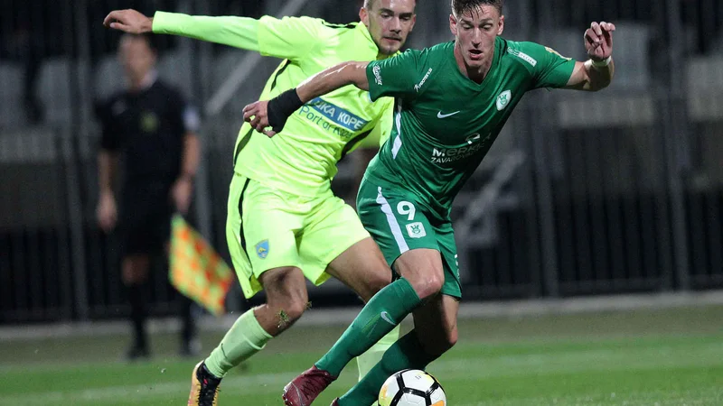 Fotografija: Olimpija in Andres Vombergar danes lahko naredita prvi veliki korak proti naslovu državnega prvaka. FOTO: Mavric Pivk/Delo