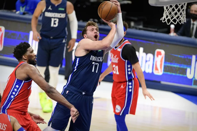 Pri drugem zaporednem domačem porazu je imel Luka Dončić ob sebi premalo razpoloženih soigralcev. FOTO: Jerome Miron/Usa Today Sports