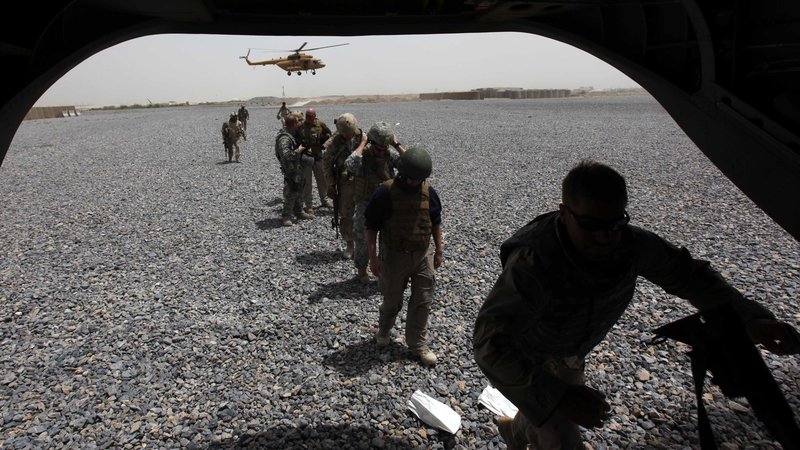Fotografija: Ameriški vojaki v Afganistanu samo še pol leta. FOTO: Yannis Behrakis/Reuters