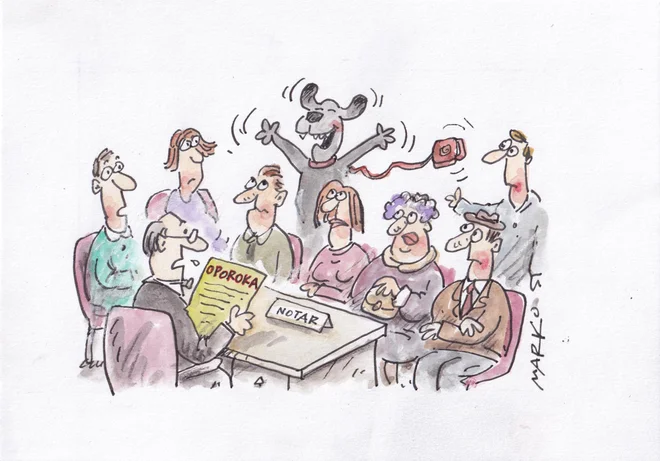 Karikatura Marko Kočevar