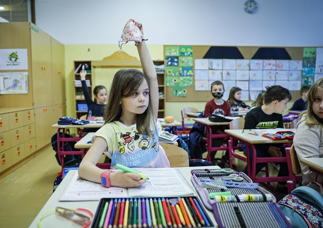 V mesecih šolanja od doma se je nabralo veliko snovi. FOTO: Jože Suhadolnik/Delo