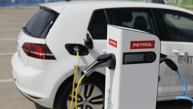 Fotografija: Petrol danes upravlja 167 AC polnilnic in 58 hitrih DC polnilnic ter tudi eno ultrahitro, ki se ji bodo letos pridružile tri nove. FOTO: Leon Vidic/Delo