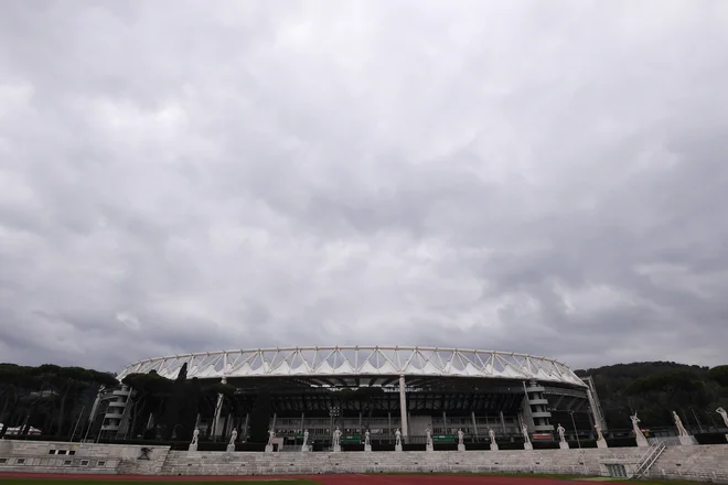 Soccer Football - Europa League - Group Stage - Group H - Lazio v Eintracht Frankfurt - Stadio Olimpico, Rome, Italy - December 13, 2018 General view inside the stadium before the match REUTERS/Alberto Lingria - RC1B1A365C80 Foto Reuters Reuters